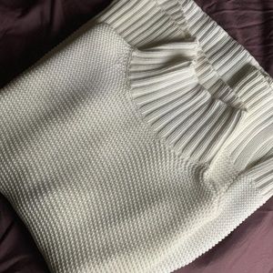 French Connection oversize cable knit turtleneck